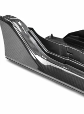 Seibon OEM-Style Carbon Fiber Side Skirts Honda Civic Type-R 2017-2021                                     - SS17HDCVR-OE - Image 4