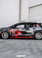 Seibon MB-Style Carbon Fiber Side Skirts Toyota GR Corolla 2023-2025                                     - SS23TYGRCOR-MB - Image 7
