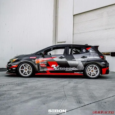 Seibon MB-Style Carbon Fiber Side Skirts Toyota GR Corolla 2023-2025 - SS23TYGRCOR-MB