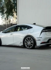Seibon MB-Style Carbon Fiber Side Skirts Toyota Prius 2023-2025                                     - SS23TYPR-MB - Image 9