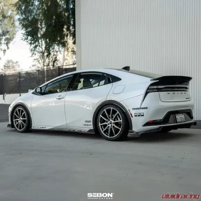 Seibon MB-Style Carbon Fiber Side Skirts Toyota Prius 2023-2025 - SS23TYPR-MB