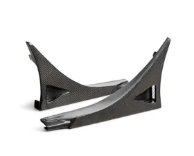 Seibon MB-Style Carbon Fiber Rear Side Skirt Extensions Honda Civic Type-R Base 2023-2025