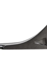 Seibon MB-Style Carbon Fiber Rear Side Skirt Extensions Honda Civic Type-R Base 2023-2025                                     - SX23HDCVR-MB-R - Image 3