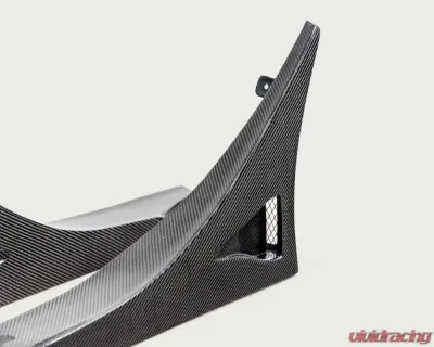 Seibon MB-Style Carbon Fiber Rear Side Skirt Extensions Honda Civic Type-R Base 2023-2025 - SX23HDCVR-MB-R