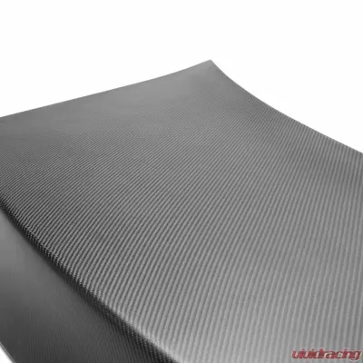 Seibon OEM-Style Dry Carbon Fiber Trunk Lid w/out Spoiler Holes Nissan GT-R 2009-2024 - TL0910NSGTR-OE-DRY