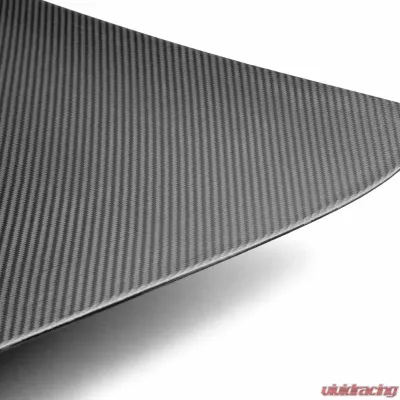 Seibon OEM-Style Dry Carbon Fiber Trunk Lid w/out Spoiler Holes Nissan GT-R 2009-2024 - TL0910NSGTR-OE-DRY