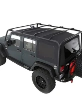 Smittybilt SRC Black Roof Rack Jeep Wrangler JK 4-Door 2007-2018                                     - 76717-01 - Image 11