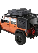 Smittybilt SRC Black Roof Rack Jeep Wrangler JK 4-Door 2007-2018                                     - 76717-01 - Image 3