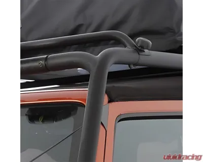Smittybilt SRC Black Roof Rack Jeep Wrangler JK 4-Door 2007-2018 - 76717-01