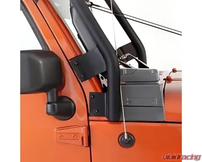 Smittybilt SRC Black Roof Rack Jeep Wrangler JK 4-Door 2007-2018 - 76717-01