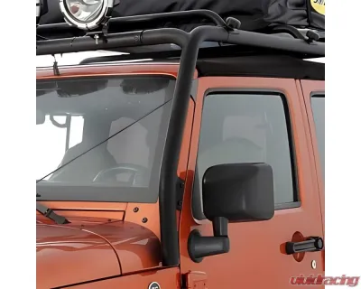 Smittybilt SRC Black Roof Rack Jeep Wrangler JK 4-Door 2007-2018 - 76717-01