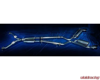 Motordyne Polished Stainless Steel ShockWave Catback Infiniti Q60 2014+ - MD-046