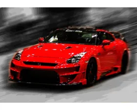 Abflug FRP Ver.2 Front Bumper Nissan GT-R 2007-2010