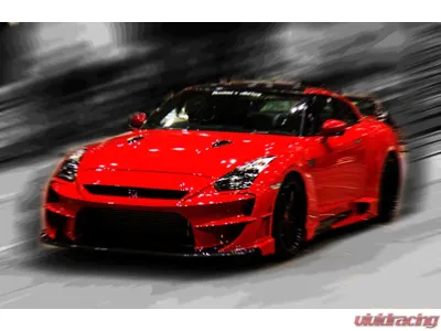 Abflug FRP Ver.2 Front Bumper Nissan GT-R 2007-2010 - ABF-20141110003