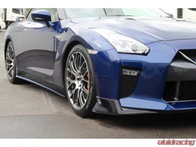 Abflug CFRP Front Side Finisher Nissan GT-R 2007-2010 - ABF-20141130002