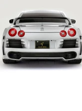 Abflug FRP Rear Bumper No Fin Nissan GT-R 2007+                                     - ABF-20141310001 - Image 2
