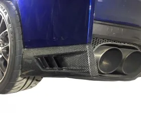 Abflug CFRP Mud Guard Finisher Nissan GT-R 2017