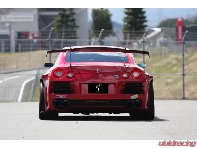 Abflug CFRP Swan Neck Rear Wing, Hi Mount, H=370mm Nissan GT-R 2007+ - ABF-20141410005