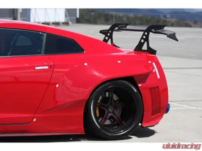 Abflug CFRP Swan Neck Rear Wing, Hi Mount, H=370mm Nissan GT-R 2007+ - ABF-20141410005