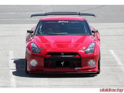 Abflug FRP Swan Neck Rear Wing, Hi Mount, H=370mm Nissan GT-R 2007+ - ABF-20141410006
