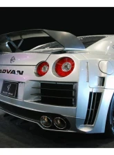 Abflug FRP Ver.01 Rear Over Fender Kit Nissan GT-R 2007+                                     - ABF-20141622A01 - Image 2