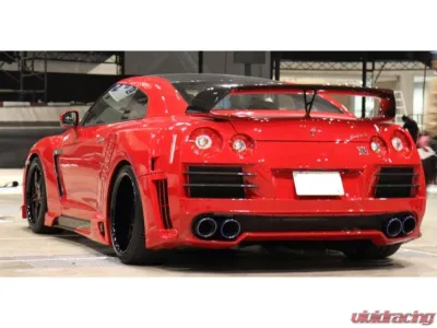 Abflug FRP Ver.02 Rear Over Fender Kit Nissan GT-R 2007+ - ABF-20141622B01
