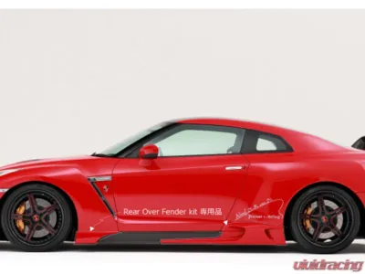 Abflug FRP Ver.02 Rear Over Fender Kit Nissan GT-R 2007+ - ABF-20141622B01