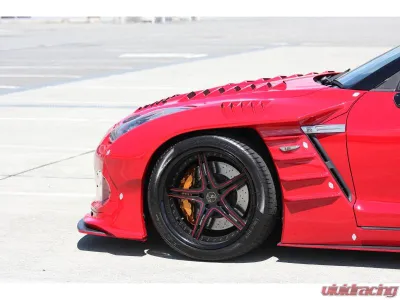 Abflug FRP Ver. Break Out Front|Rear Over Fender Kit Nissan GT-R 2007+ - ABF-20141650001