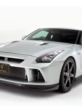 Abflug CFRP 01 Front Bumper & Diffuser Set Nissan GT-R 2007-2010                                     - ABF-25030002 - Image 2