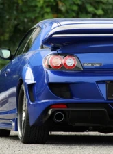 Abflug FRP Spiral Rear Bumper Spoiler Mazda RX-8 2008-2012                                     - ABF-41411310002 - Image 2