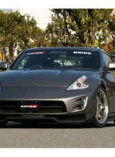 Abflug FRP Vanguard Front Bumper Spoiler Nissan 370Z 2009-2012                                     - ABF-FB-FRP-370Z - Image 3