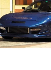Abflug FRP Ver.Mure Front Bumper Spoiler Mazda RX-7 1991-2003                                     - ABF-MRFB-FRP-RX7 - Image 2
