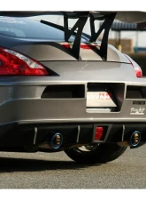 Abflug FRP Vanguard Rear Bumper Spoiler Nissan 370Z 2009-2012                                     - ABF-RB-FRP-370Z - Image 2