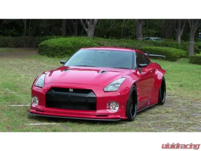 Abflug FRP Ver.3 Front Bumper w/ Fog Lamp Nissan GT-R 2007-2010 - ABF20141110004
