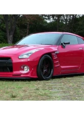 Abflug FRP Ver.3 Front Bumper w/ Fog Lamp Nissan GT-R 2007-2010                                     - ABF20141110004 - Image 2