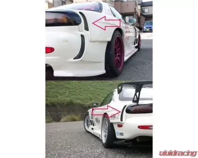 R Magic CFRP "RE Quarter Panel" Side Skirts Mazda RX-7 1992-2002 - RMG-FDAE0055C