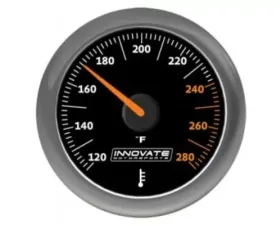 Innovate Motorsports MTX-A Analog Series Oil or Water Fluid Temperature Gauge