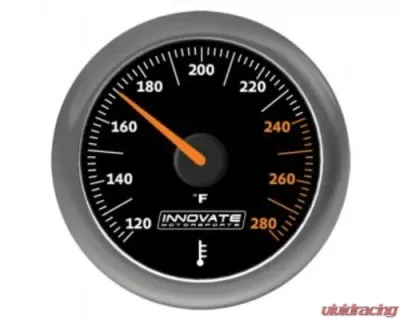 Innovate Motorsports MTX-A Analog Series Oil or Water Fluid Temperature Gauge - 38610