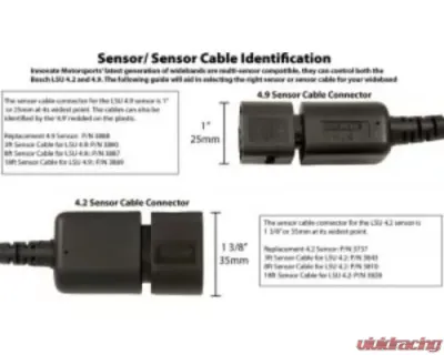 Innovate Motorsports 18 ft Sensor Cable for use with Bosch LSU 4.9 O2 Sensor - 38890