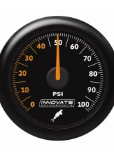 Innovate Motorsports MTX-A Analog Fuel Pressure 0-100 PSI Gauge Kit - Black Dial                                     - 38630 - Image 2