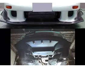 RE Amemiya CFRP Front Under Sweep CF For N1/N1(02) Bumper Mazda RX-7 1991-2003