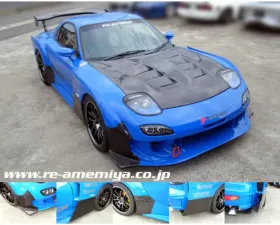 RE Amemiya CFRP D1 Wide Body Kit Model-05 Mazda RX-7 1991-2003