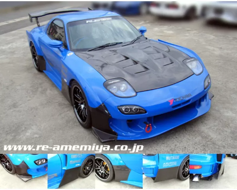 RE-Amemiya REA-D0-022035-224 FRP D1 Wide Body Kit Mazda RX-7 91-03