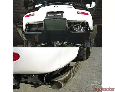 RE Amemiya Carbon Rear Diffuser w/ Bowtech Generator Mazda RX-7 FD3S 1993-2002 - REA-D0-022030-12CB