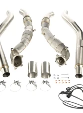 CTS Turbo Cast Downpipe Set w/ High Flow Cats Audi C7 RS7 | S6 | S7 4.0T 2013-2018                                     - CTS-EXH-DP-0026-CAT - Image 5