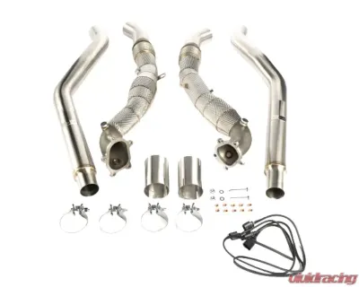 CTS Turbo Cast Downpipe Set w/ High Flow Cats Audi C7 RS7 | S6 | S7 4.0T 2013-2018 - CTS-EXH-DP-0026-CAT