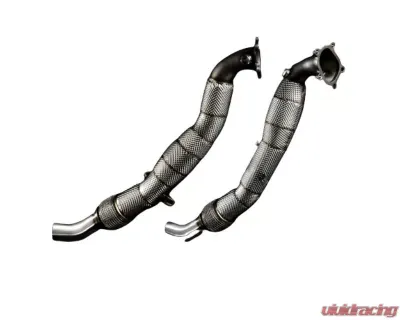 CTS Turbo Cast Downpipe Set w/ High Flow Cats Audi C7 RS7 | S6 | S7 4.0T 2013-2018 - CTS-EXH-DP-0026-CAT