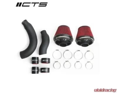 CTS Turbo Dual 3" Intake Kit w/ 6" Velocity Stack Audi C7 S6 | S7 | RS7 4.0T 2012-2018 - CTS-IT-938