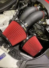 CTS Turbo Dual 3" Intake Kit w/ 6" Velocity Stack Audi C7 S6 | S7 | RS7 4.0T 2012-2018                                     - CTS-IT-938 - Image 2