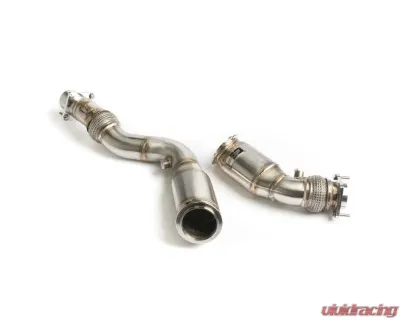 CTS Turbo 3 Inch Stainless Steel High-Flow Cat Competition Downpipe BMW M2 | M3 | M4 2014-2021 - CTS-EXH-DP-0025-CAT